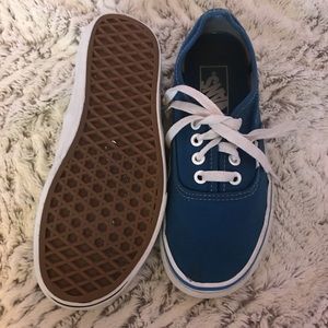 Blue woman’s vans